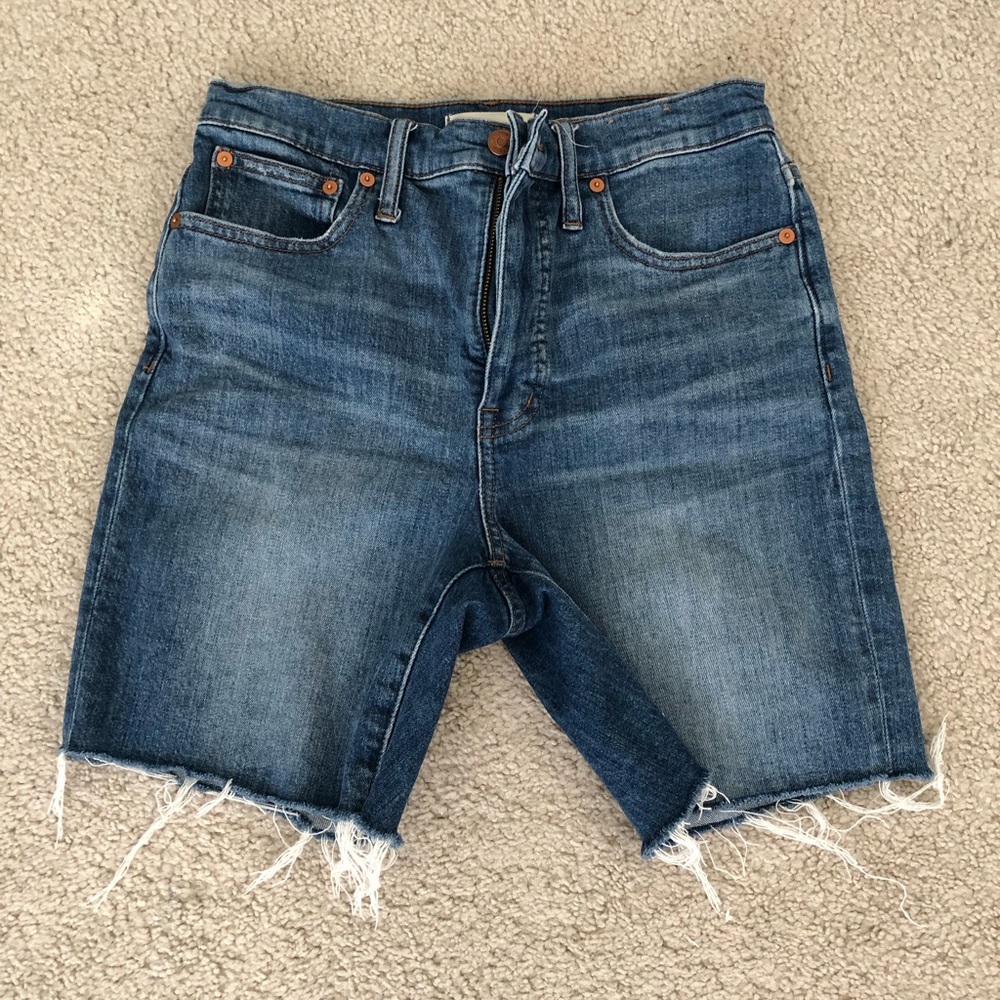 MADEWELL HIGH WAISTED MIDI SHORTS
